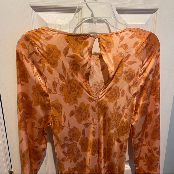 Jen's Pirate Booty Dress Womens Small Boho Chic Long Sleeve Mini Floral Festival - Picture 9 of 15